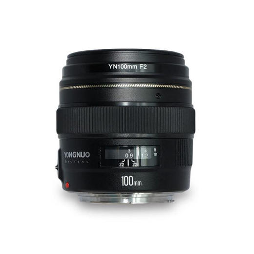 永诺YN100mm F2 中远摄定焦镜头佳能单反相机定焦镜头 佳能口【顺丰包邮，空运隔天到】 商品图1