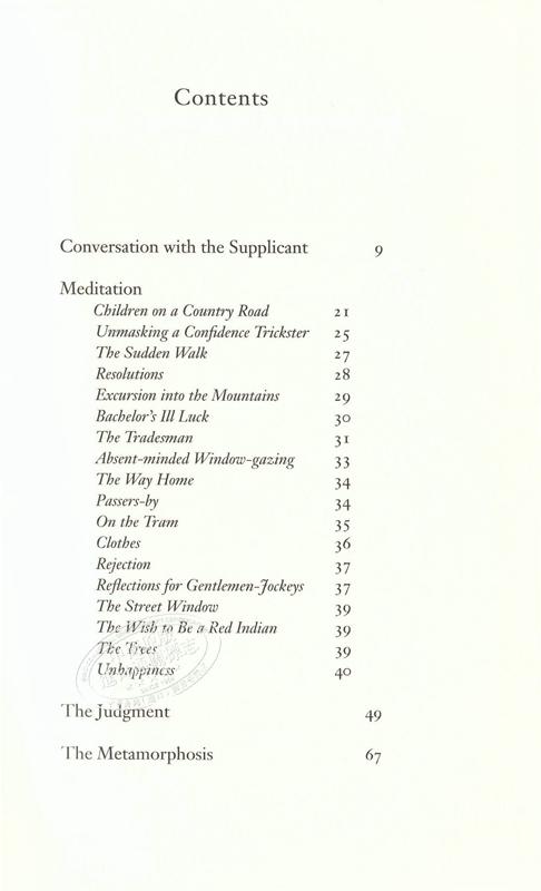预售 【中商原版】The Metamorphosis: And Other Stories (The Schocken Kafka Library) 卡夫卡：变形记 企鹅兰登封面展 毛边书 商品图4