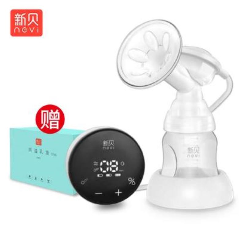 新贝吸奶器电动拔奶器可充电全自动产妇挤奶器吸力大静音8762JPY带授权招加盟代理