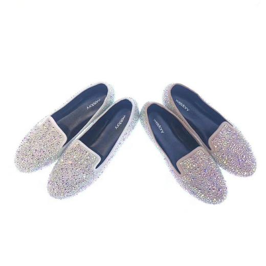 westory2020新款镶钻单鞋女平底舒适百搭W20CE70041 商品图2