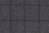 WT67596-901 纯毛高支花呢 【灰色 蓝色 大格 板司呢 W100】(902) 商品缩略图0