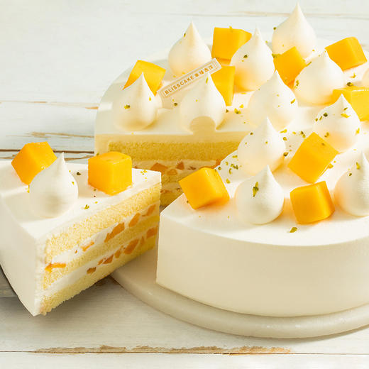 雪落芒芒 鲜甜可口的奶油芒果蛋糕（萍乡+芦溪） 商品图2
