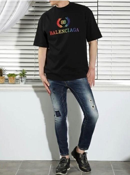 上男圆领短T641 商品图0