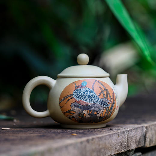 李由页  花鸟壶 商品图0