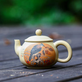 李由页  花鸟壶