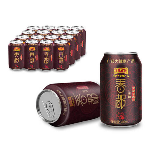 王老吉泡泡茶春都风味盐汽水310ml*16罐人参石榴味酸甜气泡茶水产地直发  商品图3