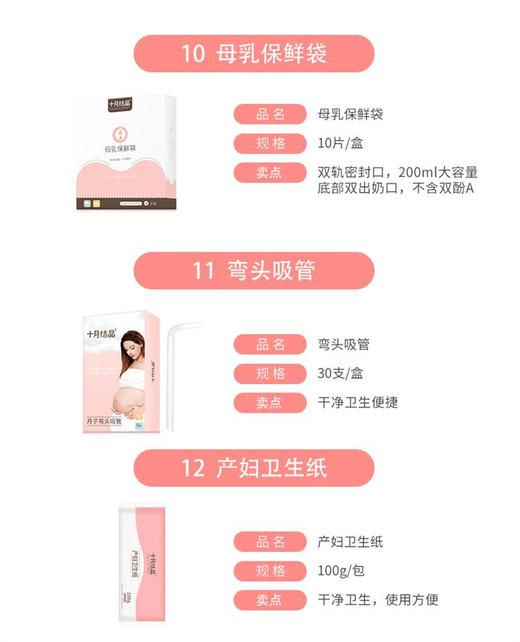 十月结晶 待产包18件套  孕妈必备 商品图9