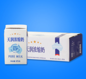 天润浓缩纯牛奶  新疆黄金奶源 原滋原味 来自新疆兵团 满88包邮