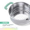 cizzle喜时不锈钢奶锅蒸锅煮炖锅婴儿辅食锅电磁炉燃气用 商品缩略图3