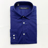Marco Azzali 蓝色棉锦弹长袖衬衫 C3817100 商品缩略图0