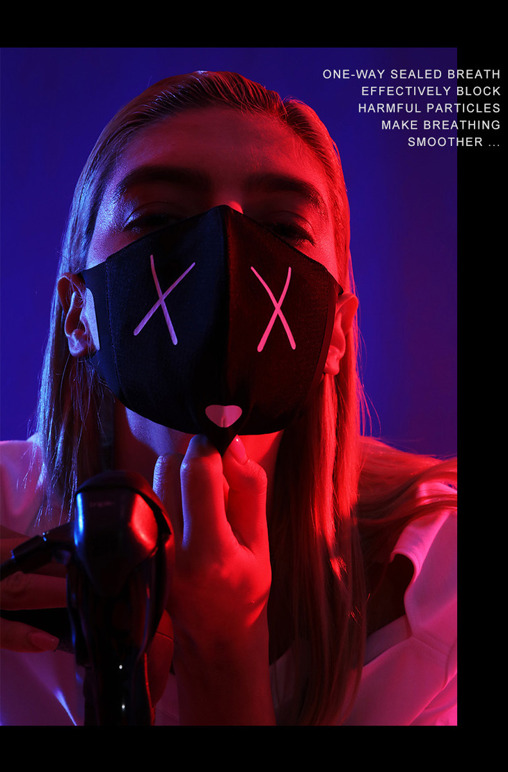 1wor时尚潮牌口罩经典款假面舞会l号