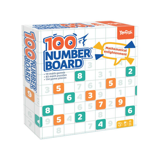 【集石桌游】百数板 100 Number Board 商品图0