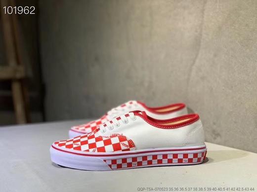 🔥新款上架🔥 VANS范斯Authentic SF经典棋盘格低帮男女休闲帆布鞋VN0A3MU6WOF 型号：X673 鞋码：35-44 36.5 38.5 40.5 42.5 商品图0