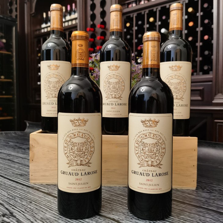 限量发售金玫瑰城堡红葡萄酒2017chateaugruaudlarosesaintjulien