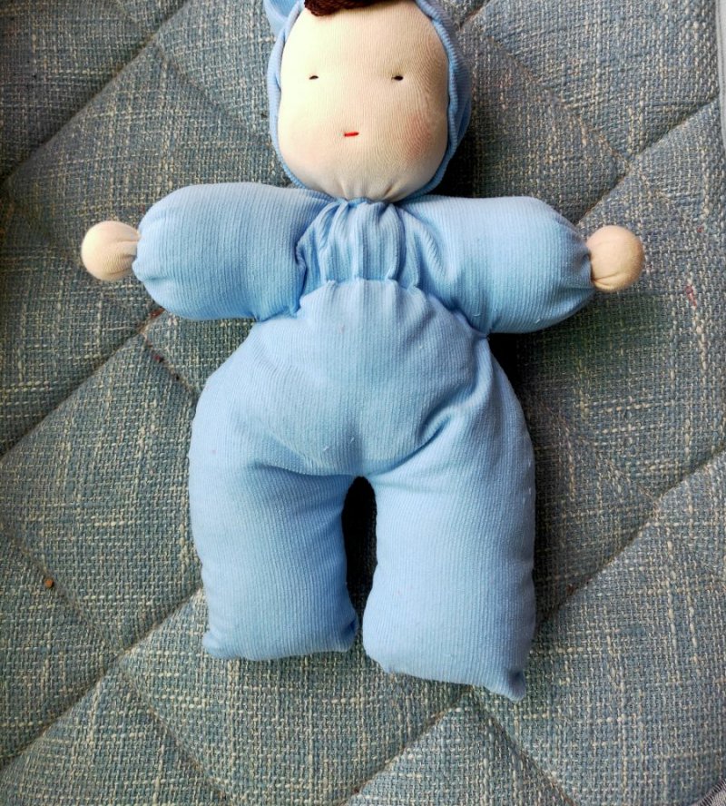 华德福手工静静手工华德福玩具手工娃娃华德福娃娃抱睡娃娃