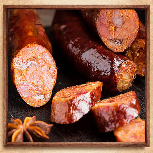 重庆特产【年友香肠400g】传统川味农家手工柴火烟熏土猪肉 商品图3