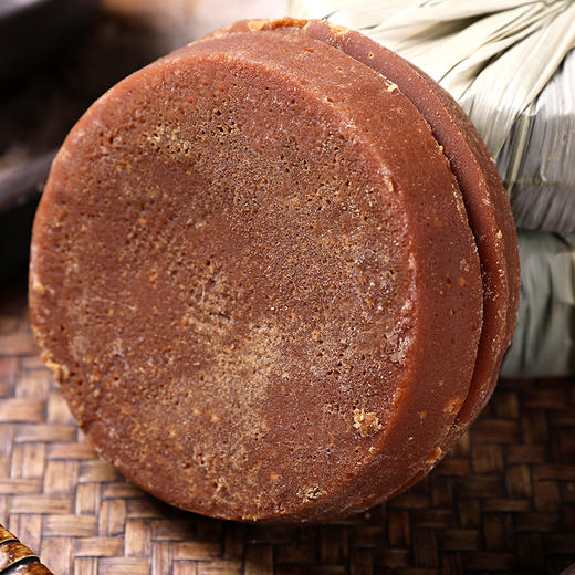 云南甘蔗原汁老红糖土红糖块 月子糖手工叶子红糖500g  买一送一 商品图1