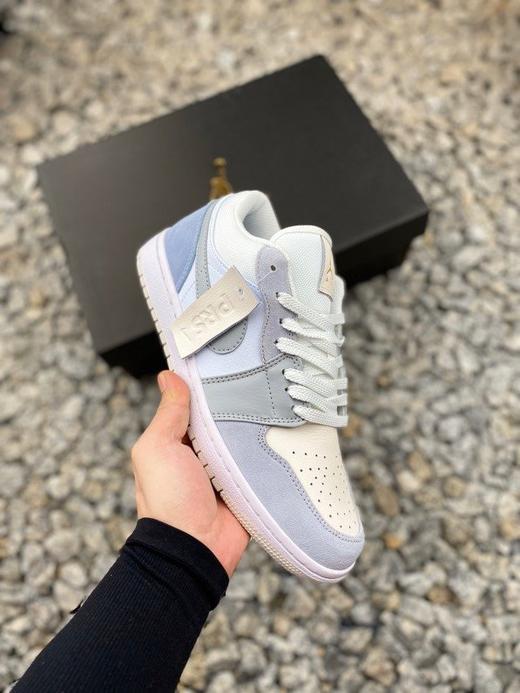原头装‬层皮革#内缓置‬震气垫#耐克 Nike Air Jordan 1 Low “Paris” 巴黎 “小Dior” AJ1 乔1 低帮潮流缓震动运‬休闲板鞋 商品图1