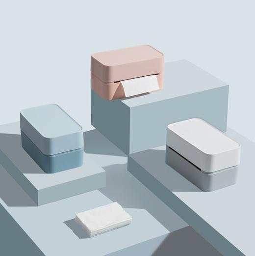 【纸巾盒】*简易纸巾盒北欧ins家用客厅创意抽纸盒欧式纸巾盒卧室纸巾盒 商品图0