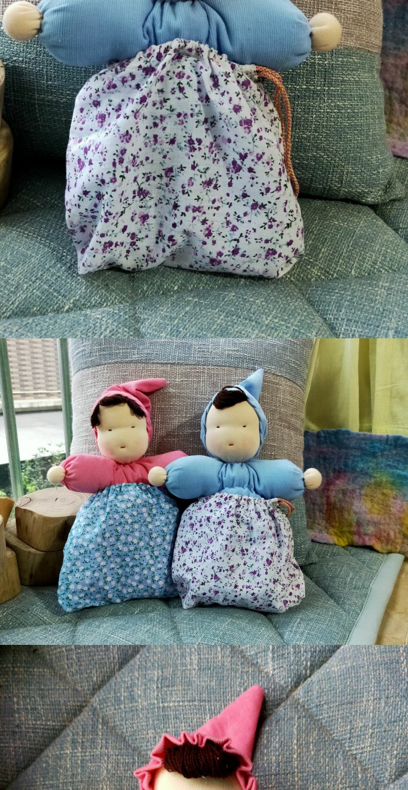 华德福手工静静手工华德福玩具手工娃娃华德福娃娃抱睡娃娃