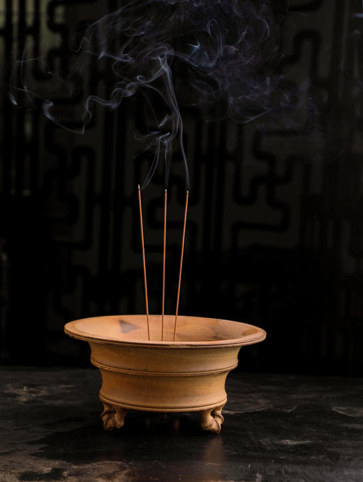 三足竹节香炉 商品图13