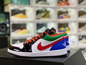 男女鞋36-47.5真标带半码头层荔枝纹皮！耐克Nike 乔丹Air jordan 1 Low 飞人一代低帮板鞋系列