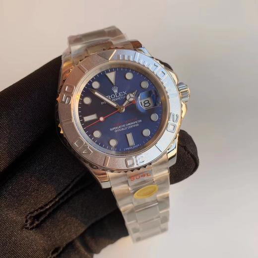N厂904钢版劳力士游艇名仕，打造zui强YM，40X13mm，2824和正3135自动机械机芯，904L精钢表壳表链，蓝宝石镜面，Chromalight夜光长效蓝色亮光物料，折叠扣，904L不锈钢上 商品图0