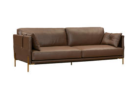 Prama 三人沙发 | 更多座位，皮布面料可选, 详询客服