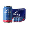 恒大啤酒冰爽12瓶*330ml优质小麦花原浆清爽口感整箱搭配烧烤撸串产地直发  商品缩略图1