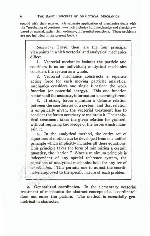 预售 【中商原版】力学变分原理 英文原版 The Variational Principles of Mechanics Cornelius Lanczos 商品图5