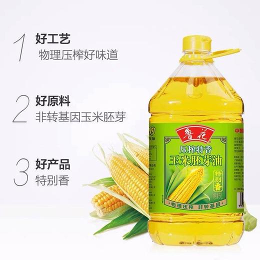 鲁花压榨特香玉米胚芽油5L 商品图0