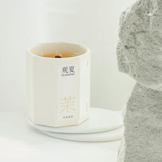 听泉茉莉—精油木芯香薰蜡烛 商品图2