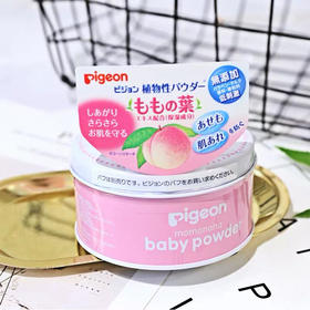 日本贝亲桃子爽身粉125g