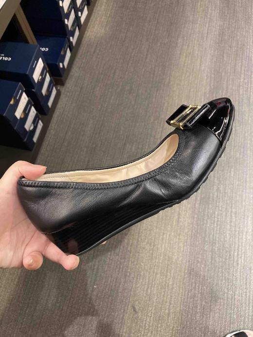 Cole haan 女士坡跟拼接亮头芭蕾舞鞋🩰 商品图6