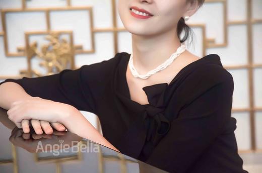 18k金珍珠配镶坦桑石套链 商品图7