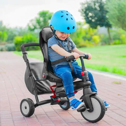 英国Smartrike折叠三轮车STR7Urban宝宝推车三轮车儿童出行脚踏车 商品图2