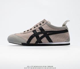 亚瑟士Asics Onitsuka Tiger鬼冢虎帆布透气无鞋带舒适平底休闲鞋跑步鞋