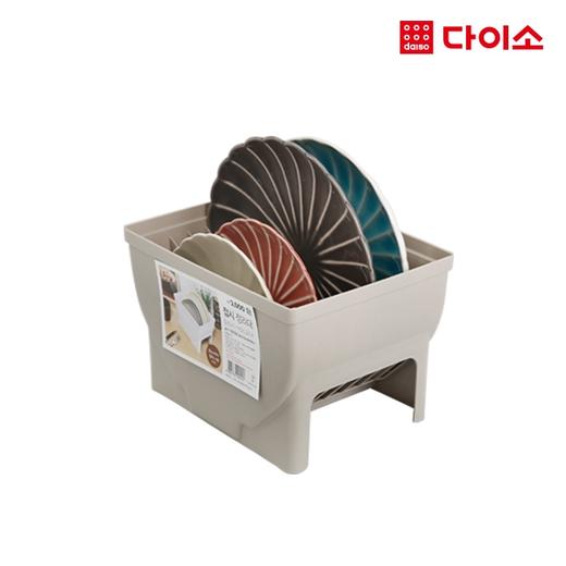 大创印版收纳盒（小）-1001933 餐碗沥水架Daiso Bowl drain rackJPY带授权招加盟代理 商品图0