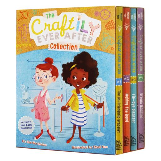 手工女孩4册盒装 英文原版 The Craftily Ever After Collection 熟能生巧制作大冒险 儿童桥梁章节小说 英文版小学生英语课外读物 商品图0