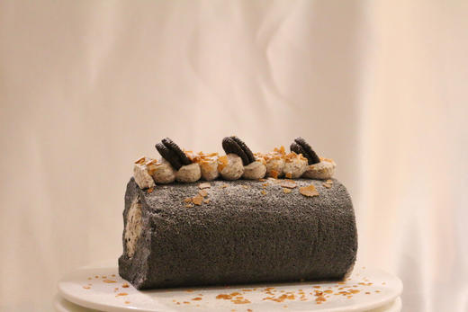 狮子家-海盐奥利奥卷 下午茶聚会蛋糕卷全卷半卷可选 商品图4