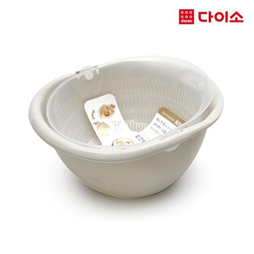 大创旋转盘-1012974 Daiso Drain basket 沥水篮 灰色JPY带授权招加盟代理 商品图0