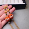 （中西合璧）古法金珊瑚珠耳吊 商品缩略图3