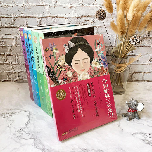 小树苗经典文库·世界儿童文学名著彩图全译本第五辑(6册套装）假如给我三天光明  尼尔斯骑鹅旅行记上、下  海底两万里上、下  汤姆索亚历险记 商品图1