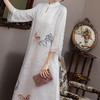 MW-4DT2020爆款2020夏新款刺绣改良旗袍连衣裙 商品缩略图0