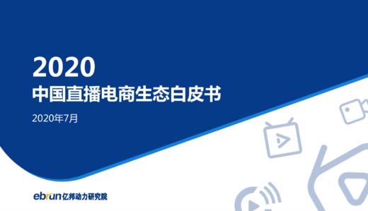 2020中国直播电商生态白皮书 商品图0