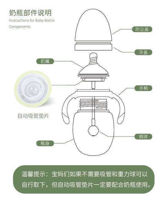 安可苏CHEEZY婴儿宽口径安吉吉卡通PPSU奶瓶240ml颜色均发JPY带授权招加盟代理 商品图13