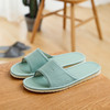 【防滑耐磨，有亲子款】拖鞋PU皮凉拖夏季新款居家凉拖鞋情侣鞋办公室内地板透气PVC防滑底亚麻拖鞋儿童拖鞋男女拖鞋 商品缩略图3