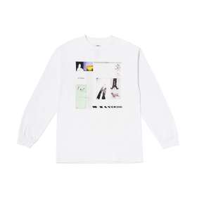 AOMG HOODY DEPARTURE LS TEE WHIT白色T恤JPY带授权招加盟代理