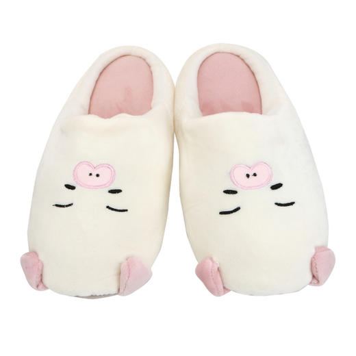 BT pig mochi slippers white 猪猪年糕家居拖鞋白色JPY带授权招加盟代理 商品图1