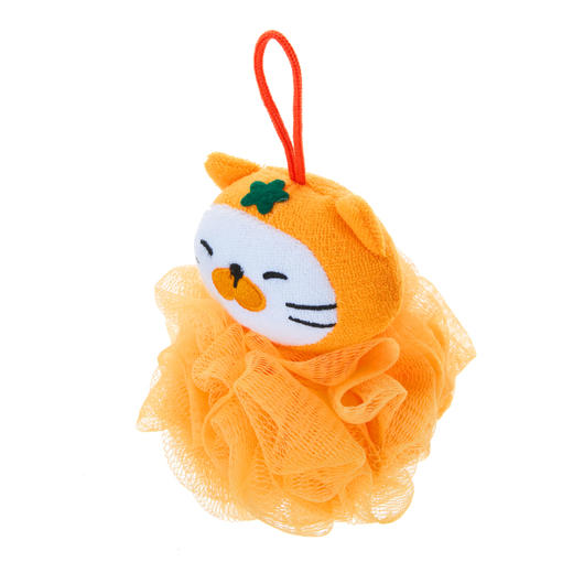 BUTTER Orange Cat Bubble Net 黄油 橘猫起泡网 浴花 可爱橘色JPY带授权招加盟代理 商品图1
